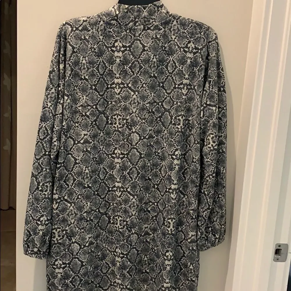 NWT Mauby Open front cardigan python charco… - Picture 8 of 11